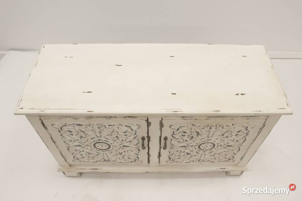 prowansalska postarzana komoda biała vintage Dom i Ogród Limanowa