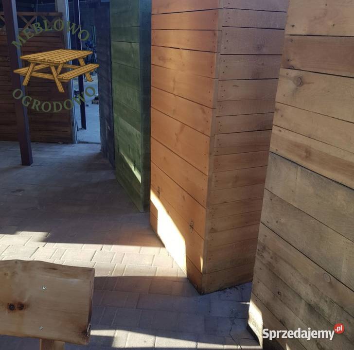 WC drewniane Kibel Swawojka solidna duża z Sosny Radomsko