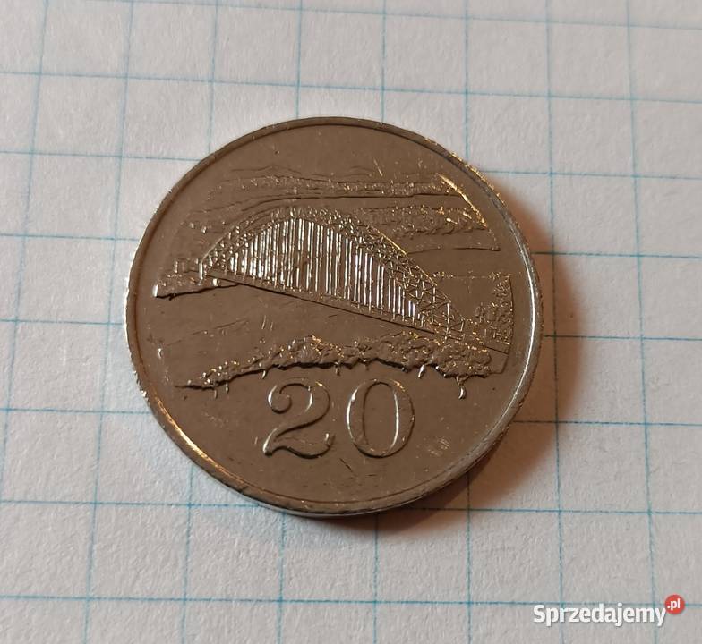 20 CENTÓW 1997 ZIMBABWE Piszczac