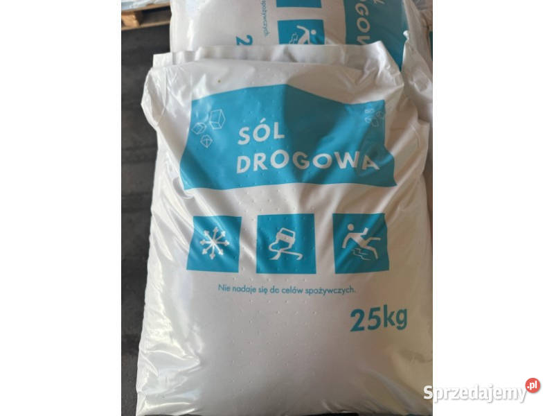 Sól drogowa z antyzbrylaczem paleta 1 tona z Gorzów Wielkopolski