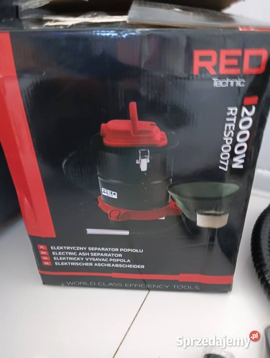 Odkurzacz przemysłowy RED TECHNIC Do Kominka sprzedam