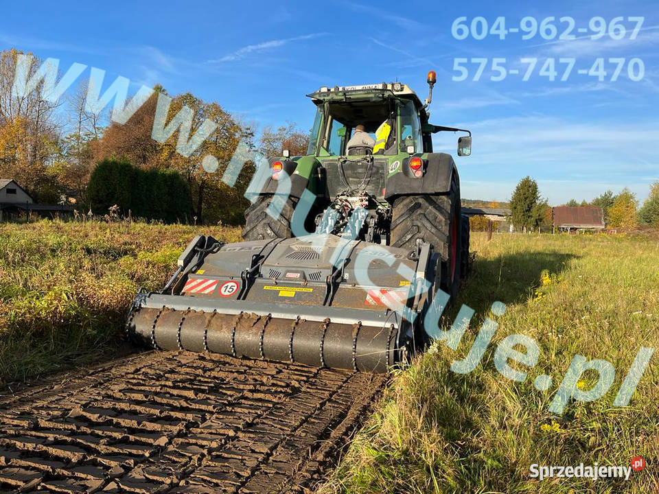 Rekultywacja Mulczer leśny Mulczowanie wgłębny małopolskie Libiąż prace ogrodowe