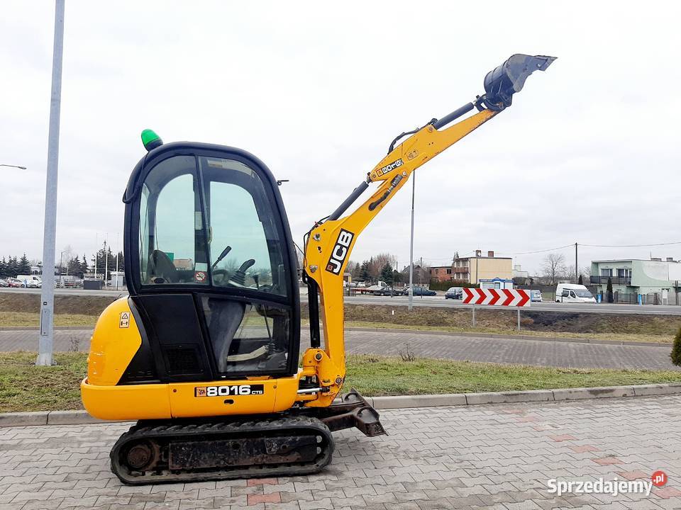 JCB 8016 2014r 2300 mth GWARANCJA możliwy Motoryzacja Gniezno sprzedam