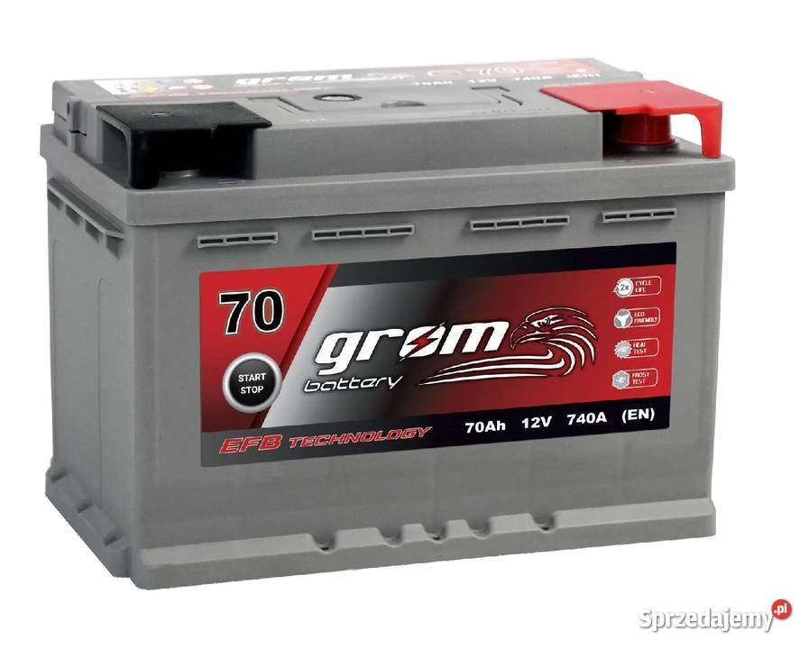 Akumulator GROM EFB STARTSTOP 70Ah 740A Prawy