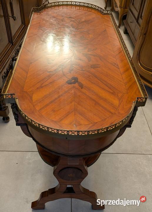 piękna włoska konsola intarsjesklep Dąbrowa Antyki, Sztuka, Kolekcje Dąbrowa Górnicza