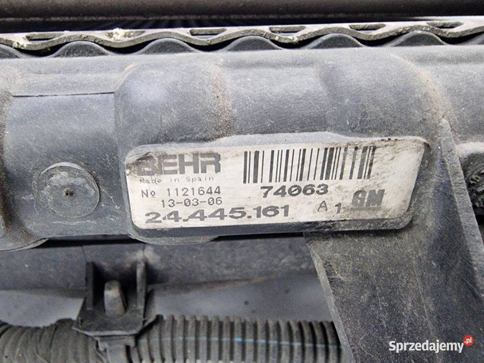 PAS PRZEDNI CHŁODNICE OPEL CORSA C 13204570 Lipno
