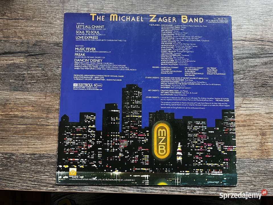 The Michael Zager Band Lets All Chant 1978 Winyl Błażejowice