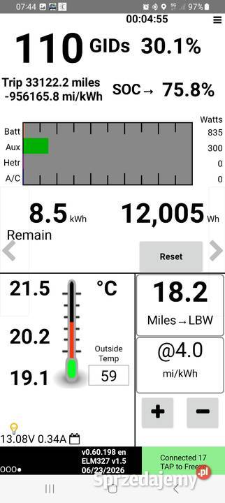 Bateria trakcyjna nissan leaf 30kw Nakło nad Notecią