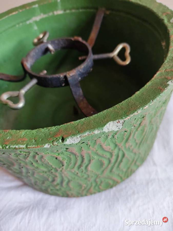 Stojak na choinkę w doniczce ceramicznej odcień Głuchołazy