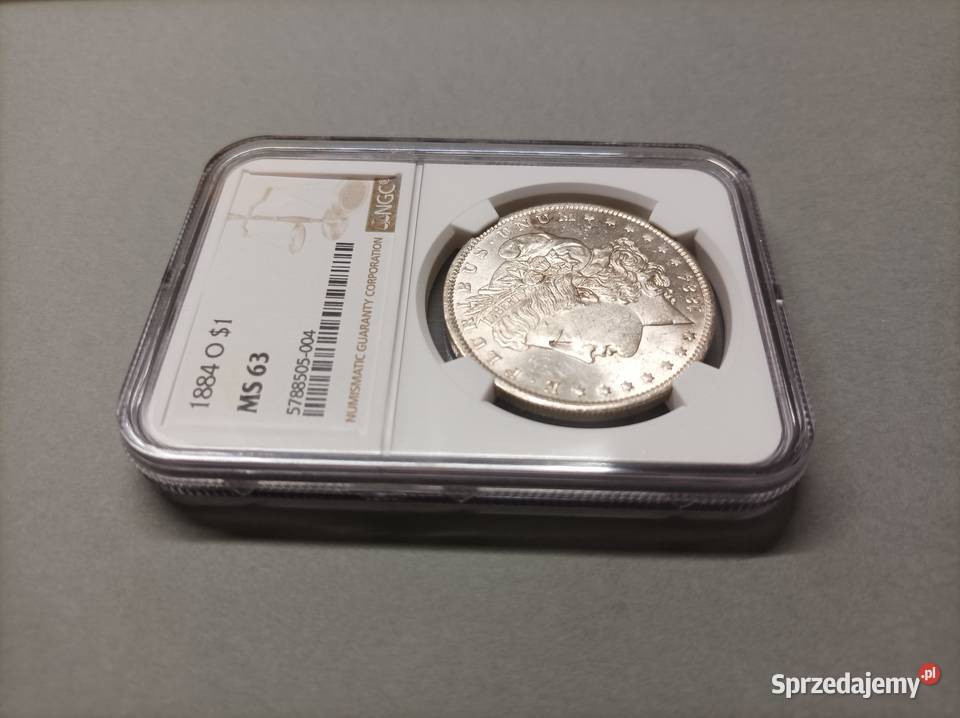 1 Dolar 1884 Morgan NGC MS 63 Nowy Orlean wysoka Warszawa
