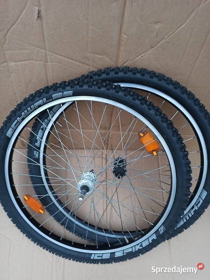 Koła do górala 26 x21 Szwalbe ICE SPIKER opony Wałcz
