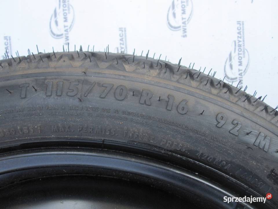 OPEL ASTRA H koło dojazdowe 1157016 92M 4x100 świętokrzyskie sprzedam