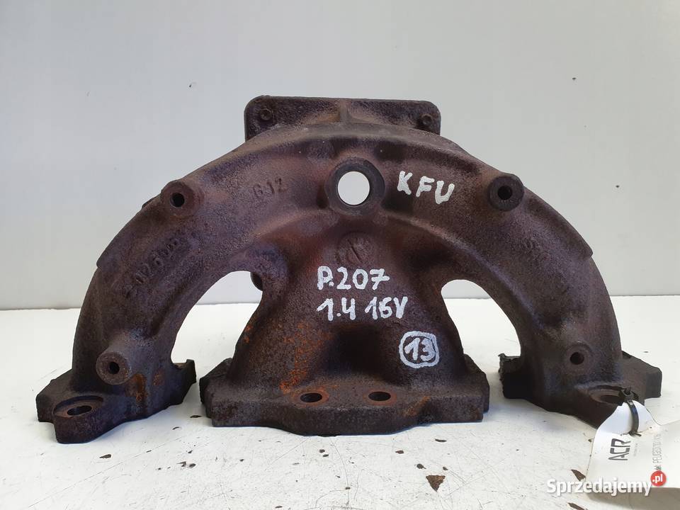 KOLEKTOR WYDECHOWY Peugeot 207 14 16V KFU 90 Rudka