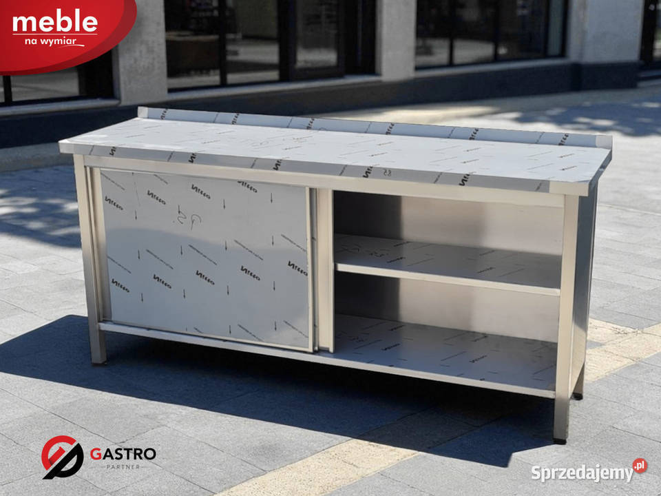 Stół przyścienny gastronomiczny z szafką wielkopolskie Ostrów Wielkopolski