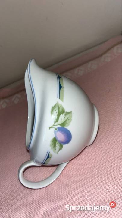 Mlecznik Camilla śliwka dekor na białej Gdańsk