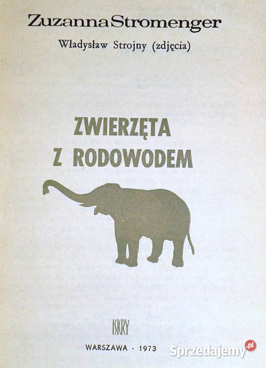 Zwierzęta z rodowodem Zuzanna Stromenger miękka Chełm