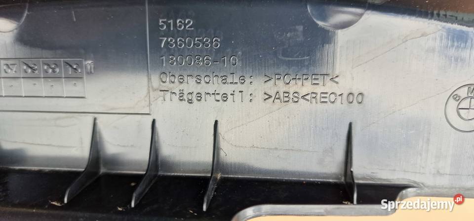 BMW X1 F48 LOTKA AEROBLADE KLAPY TYŁ 7360536