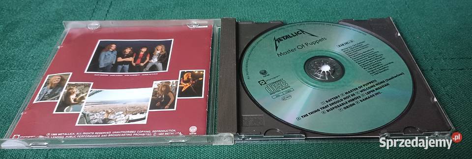 Metallica Master of Puppets CD małopolskie Zbylitowska Góra
