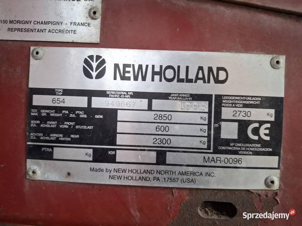 Prasa Holland 654 Gotówka