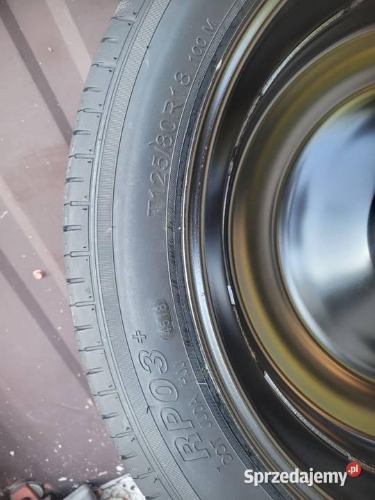 Kolo dojazdowe 5x108 VOLVO T12580R18 100M Nowa Pińczów sprzedam