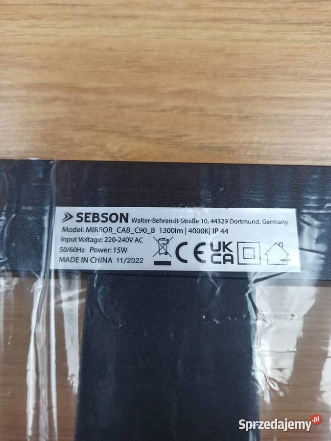 Lampa Kinkiet Led Biała 90 1300lm 15W Stalowa Wola