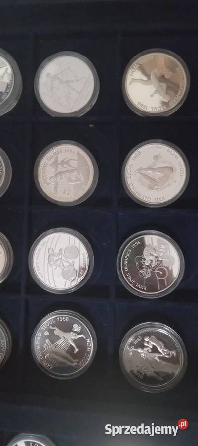 Uncjowe monety srebrne Antyki, Sztuka, Kolekcje