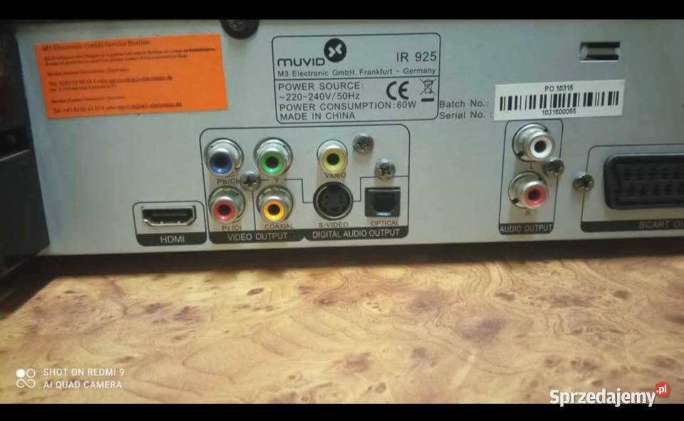 Zestaw muvid IR 950 sprzedam Wieże i miniwieże