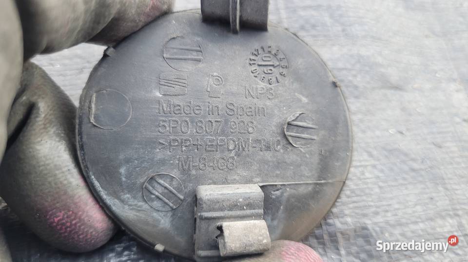 ZAŚLEPKA HAKA ZDERZAKA TYŁ SEAT ATLEA 5P0807928 śląskie Ruda Śląska
