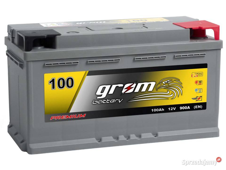 Akumulator GROM Premium 100Ah 900A EN DTR Wrocław