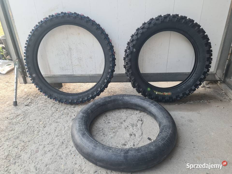 Opony cross 17 przód i 14 tył dętka 14 Motocyklowe Proszowice