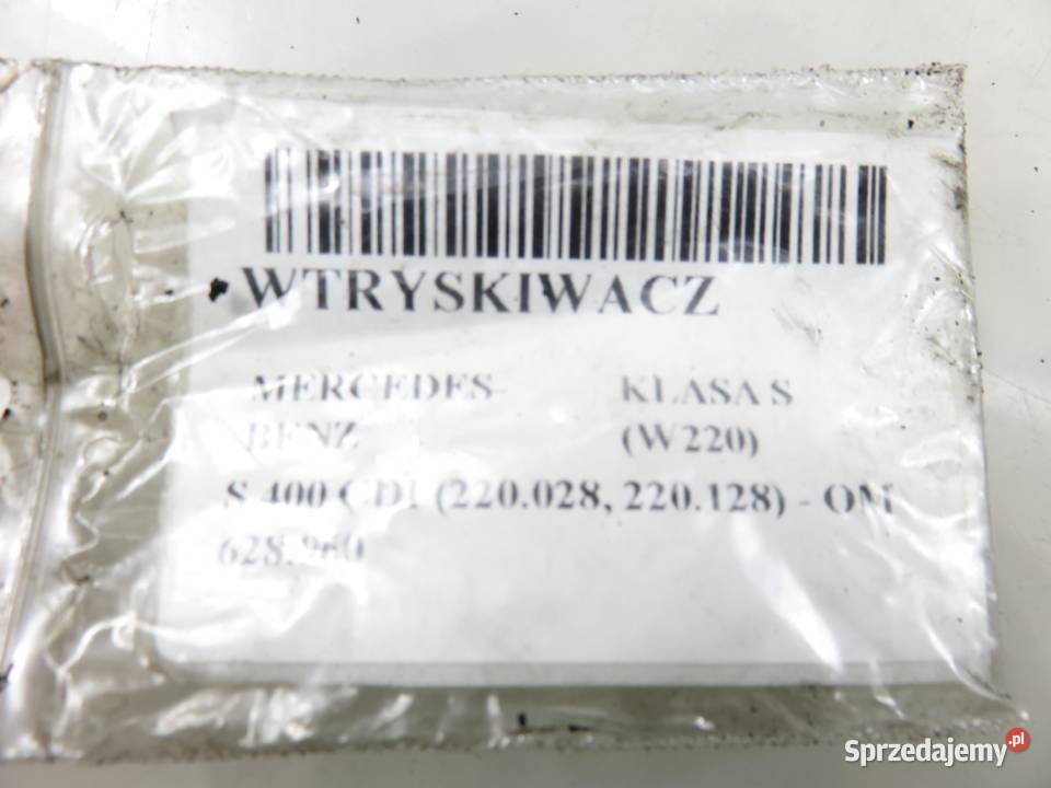 WTRYSKIWACZ MERCEDES W220 400 CDI 0445110104 sprzedam