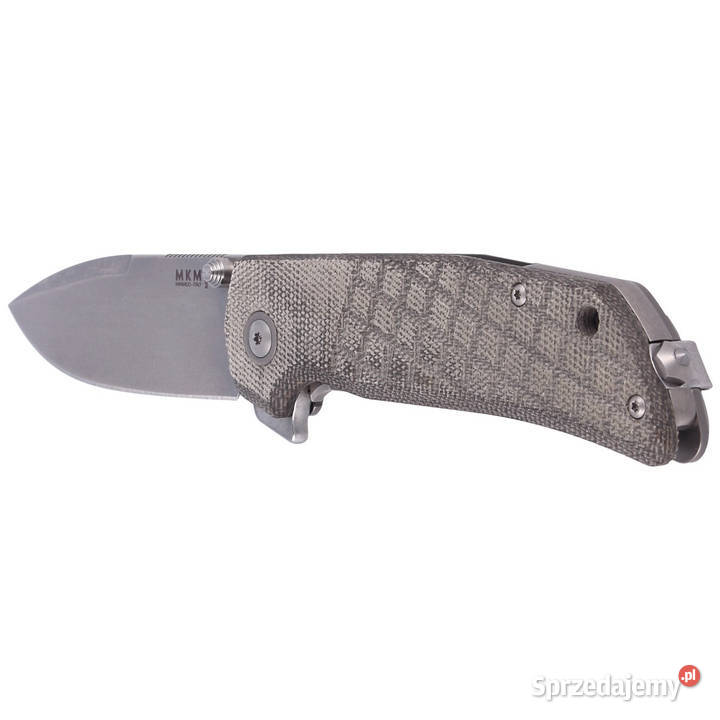 Nóż składany MKM Maximo Green Micarta Stone