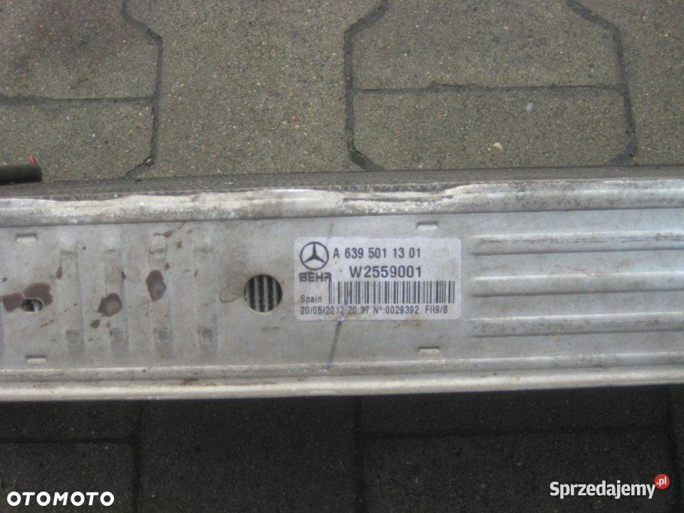 MERCEDES VITO 639 CHŁODNICA POWIETRZA 6395011301 osobowe sprzedam