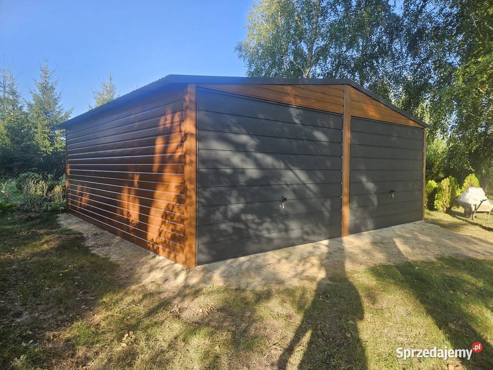 6x6 Garaze Blaszane Garaz Blaszany Blaszak 36m2 Pszczyna
