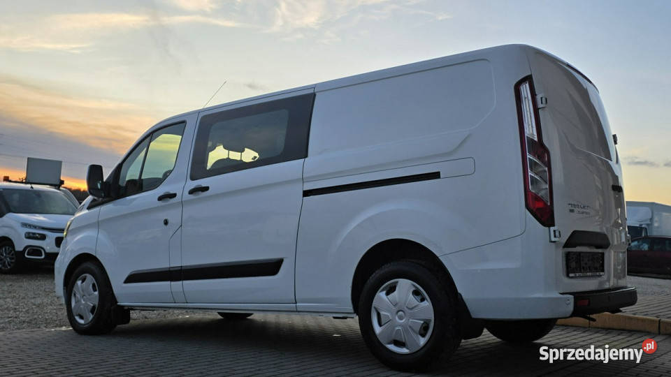Ford Transit Custom doka 5osobowa longbrygadówka serwisowany w ASO Ford Chełm Śląski