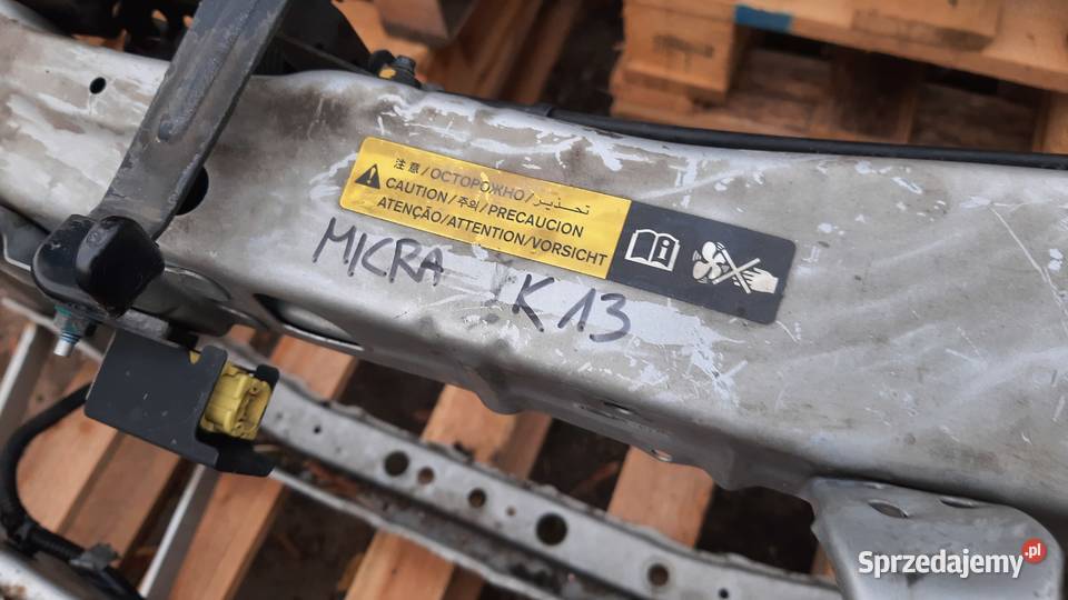 pas przedni wzmocnienie czołowe Nissan Micra k13 osobowe Dębno