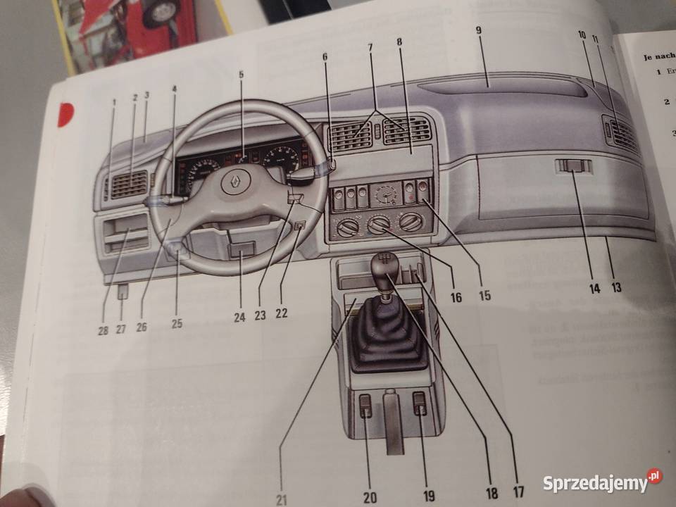 RENAULT 19 Instrukcja Obslugi książka serwisowa motoryzacja, transport Łódź