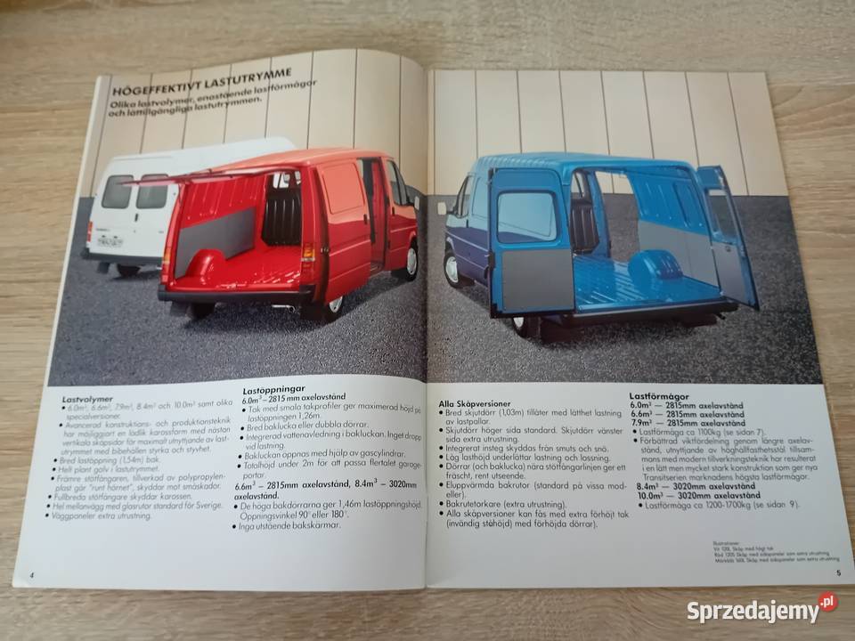 Katalog prospekt Ford Transit Krosno