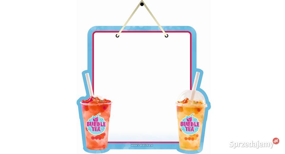 Cennik BUBBLE TEA tablica reklamowa zmywalna Sandomierz