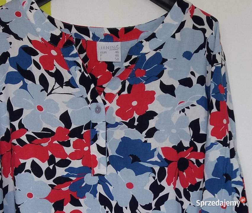 XL5052 Letnia bluzka tunika Janina kolorowy Gliwice sprzedam