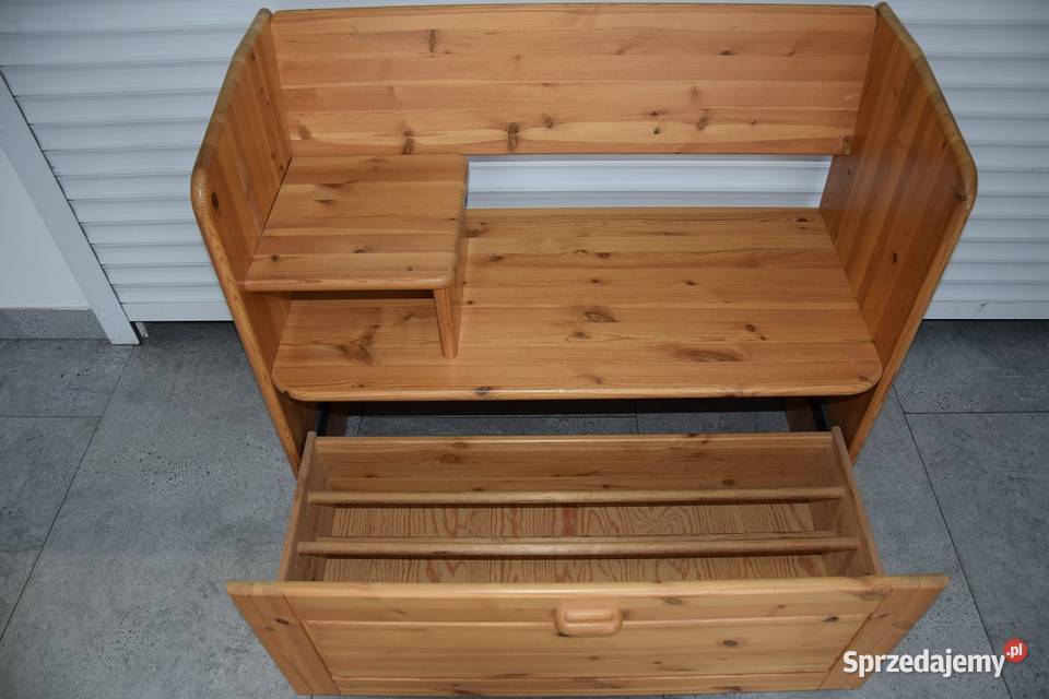 szafka na buty z siedziskiem z drewna sosnowego Olsztyn sprzedam