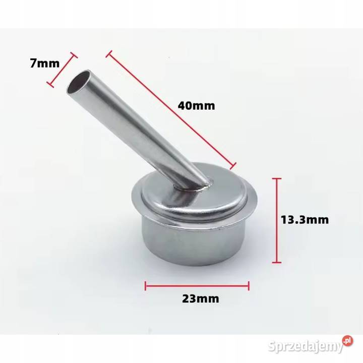 Dysze Hot Air Kątowe 7 do Quick 861DW Stal Ludźmierz