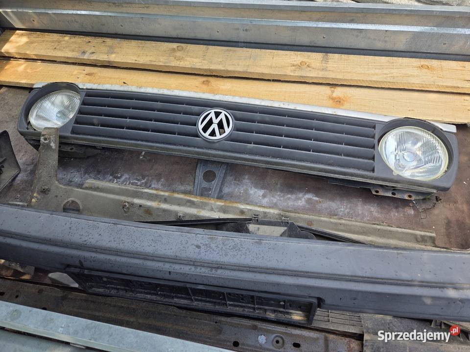 VW Golf II pas przedni grill lampy zderzak dolnośląskie Jelcz-Laskowice