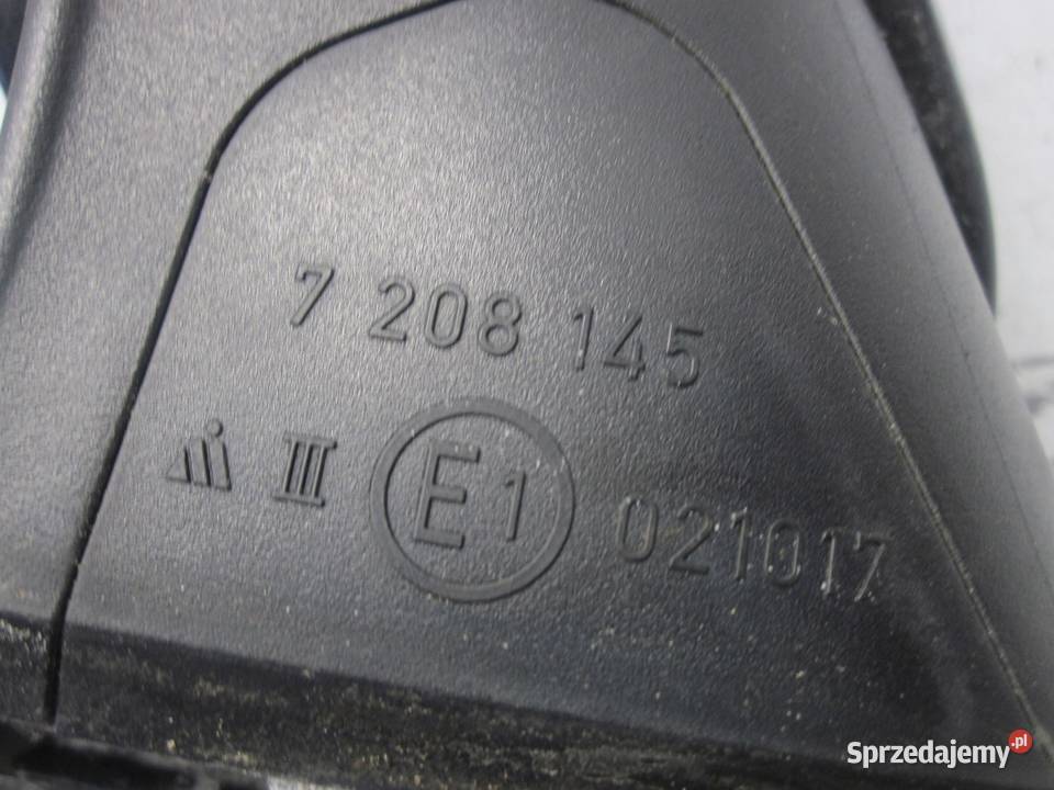 BMW E82 10r lusterko prawe 7208145 3 PIN ANGLIK