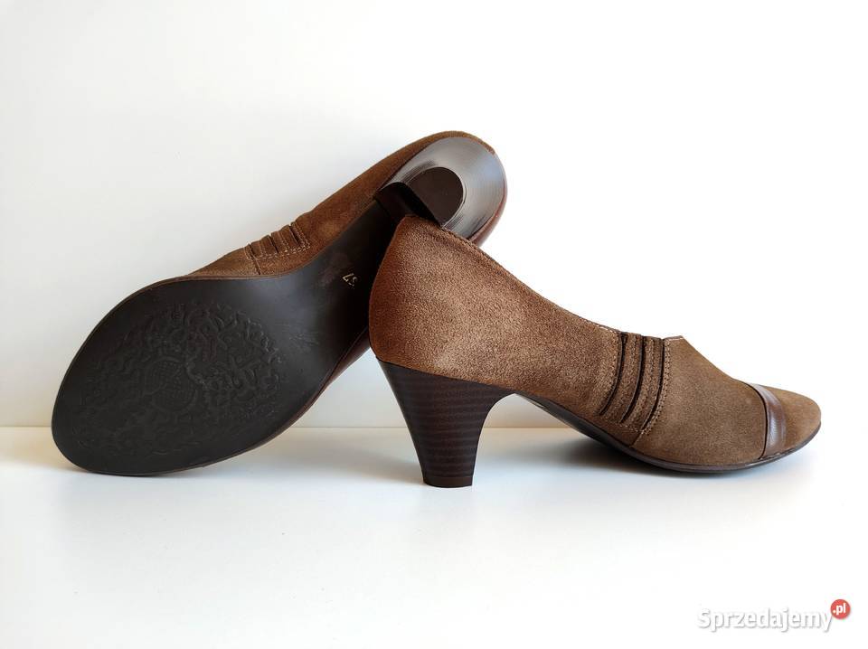 7267 WOJAS eleganckie cappuccino skóra 37 opolskie Kędzierzyn-Koźle