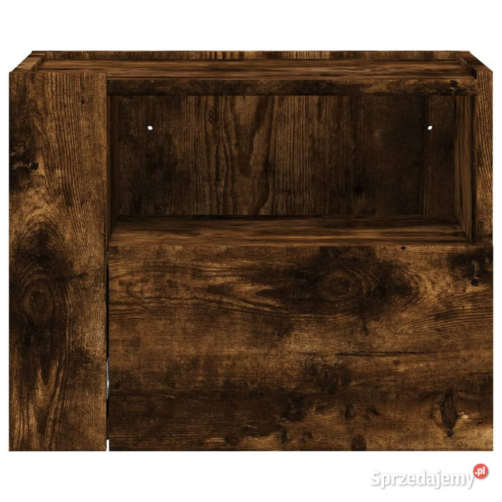 Wisząca szafka nocna przydymiony dąb 45x30x35
