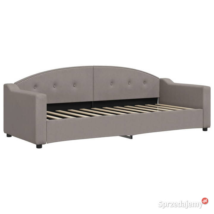 Sofa rozsuwana z szufladami taupe tkanina 80x200 Warszawa sprzedam