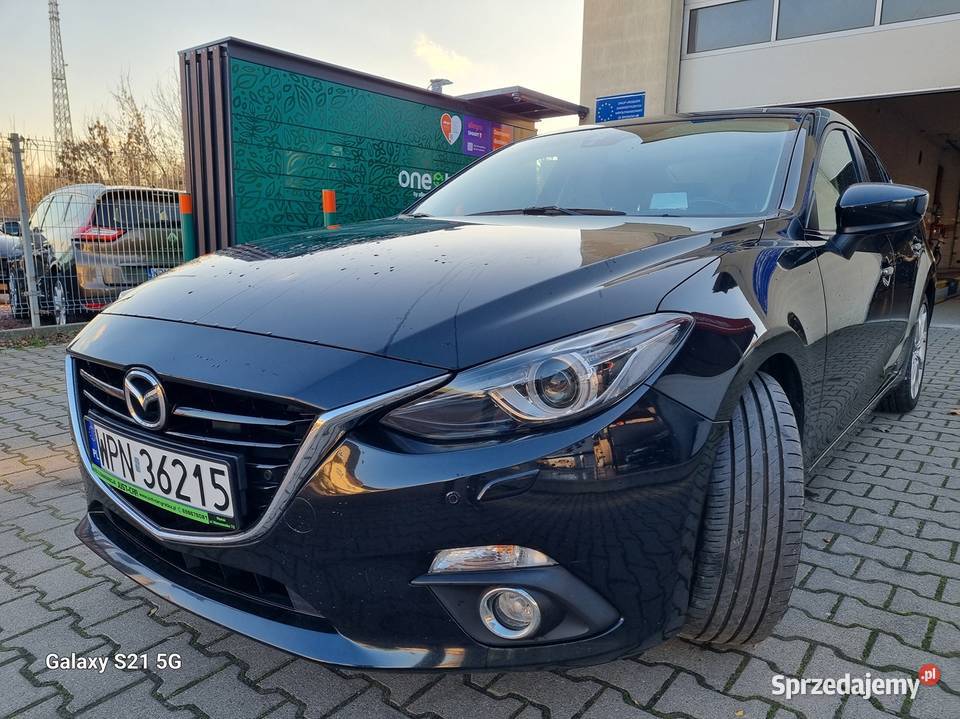 Mazda 3 20 120 nawigacja skóra ksenony alufelgi mazowieckie Płońsk