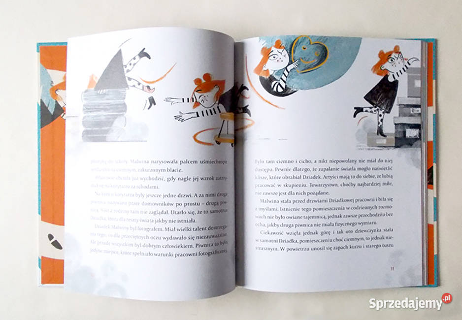 O Malwinie i Tajemnicy Dziadka Piwnicy ksiazka z Łódź