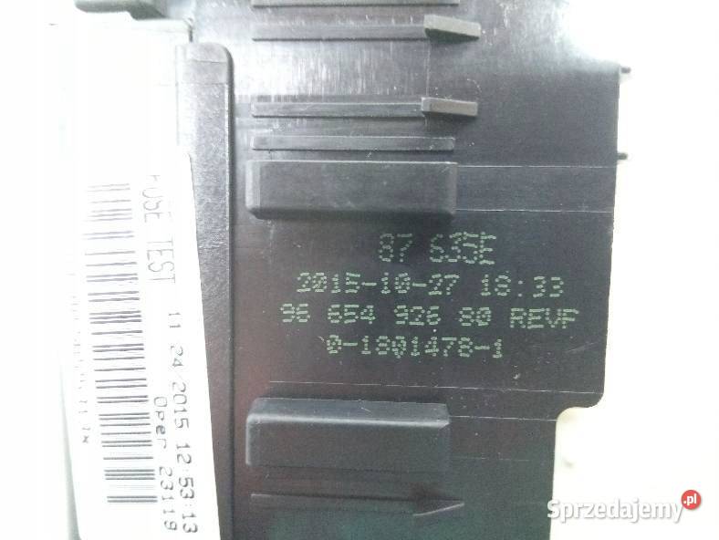 SKRZYNKA BEZPIECZNIKÓW 9665492680 16 HDI Citroen